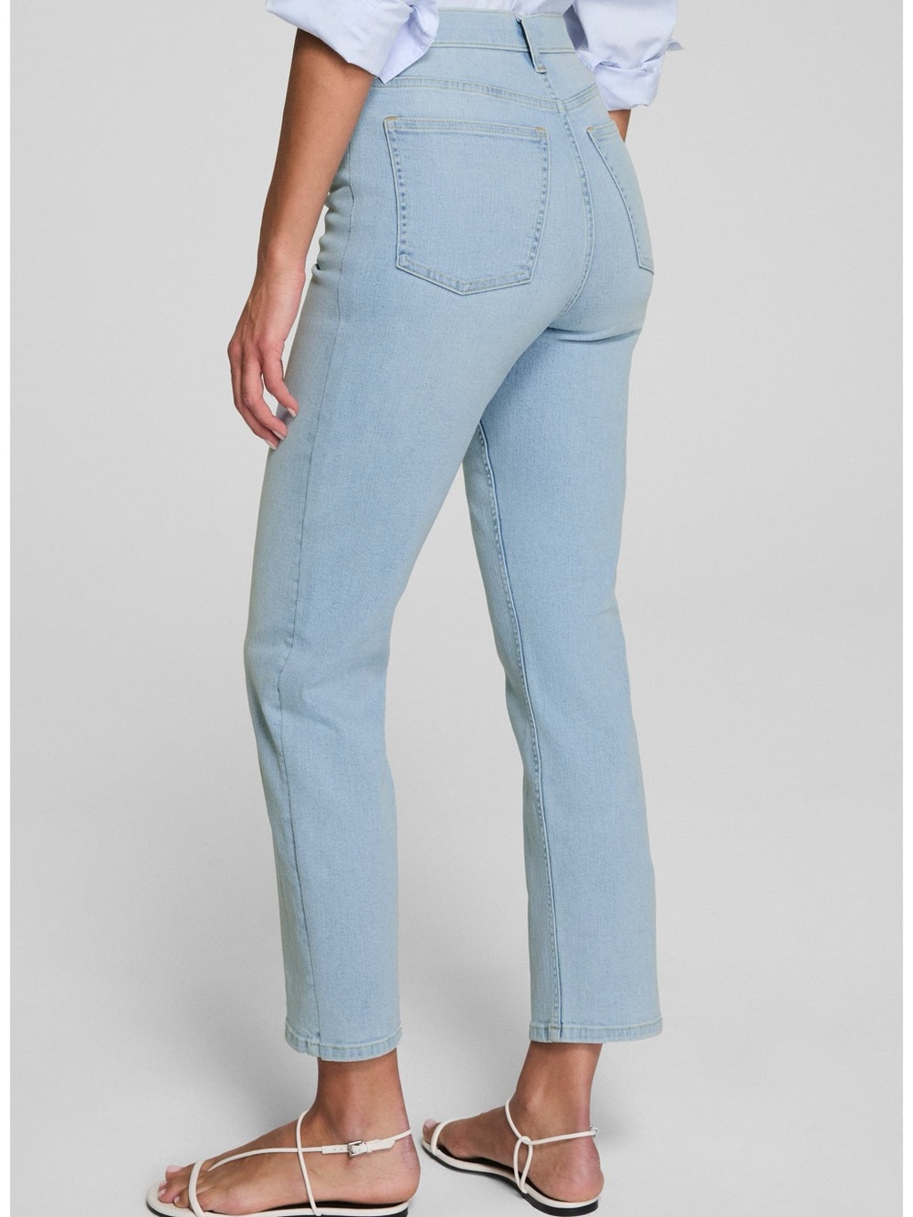 SPANXsculpt® ReDefine Slim Straight Jeans, light wash size18